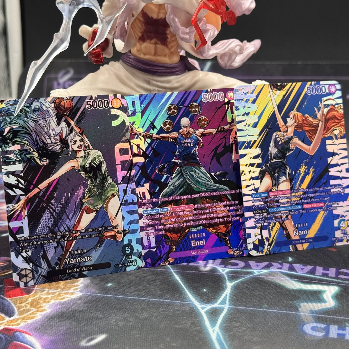 WoiramCards's tweet image. Nuevos lideres custom de la nueva colaboración de NBA y One Piece. 

#custom #onepiecetcg