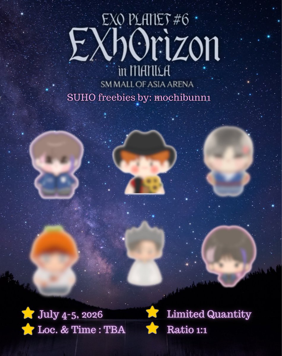 EXhOrizon in MANILA EXO PLANET #6

fan support / freebie by <a href="/mochibunn1/">bunnyhao 💚 💕💛 ☽̶☾</a> 

SUHO keyring or stickers  🐰

🥕 likes &amp; rts are appreciated
🥕 limited quantity; 1:1 only 
🥕 will give randomly and on-site trades

#EXO
#EXhOrizoninMANILA