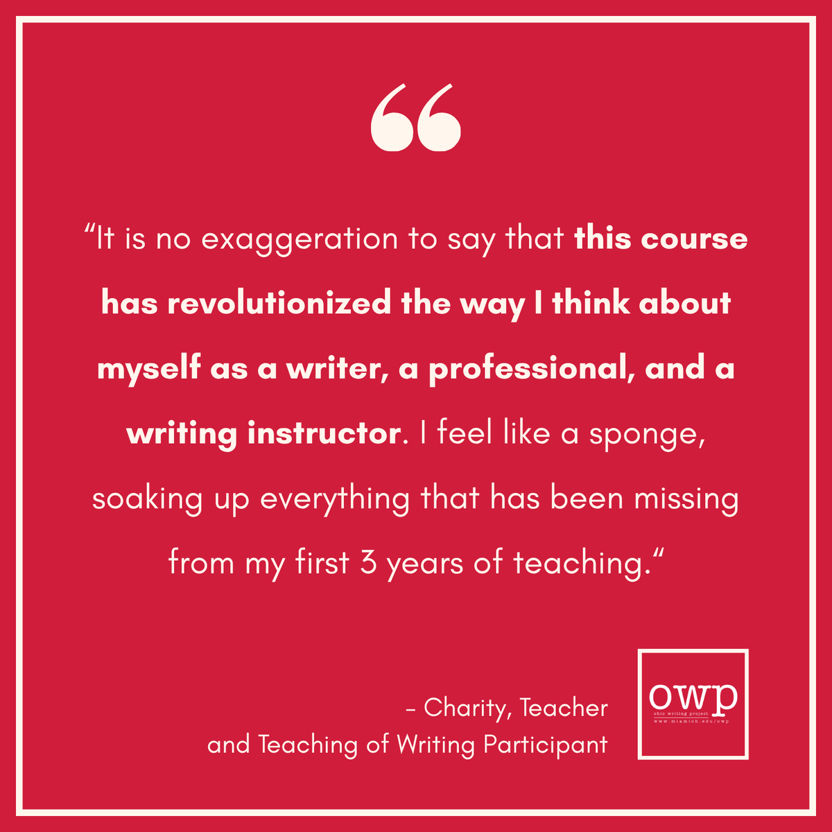 Ohio Writing Project tweet media