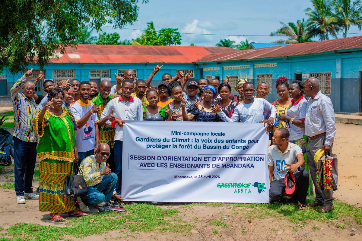 Greenpeace Afrique tweet media