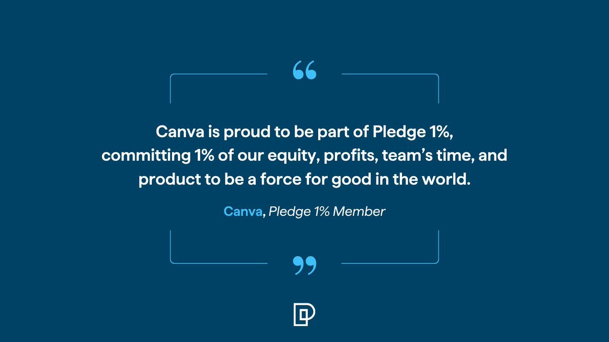 Pledge1Percent tweet media