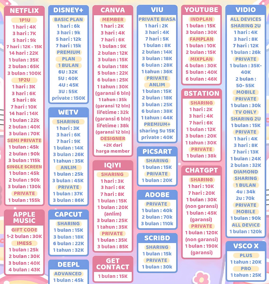 cherie store 💌 mt after dm ya tweet media