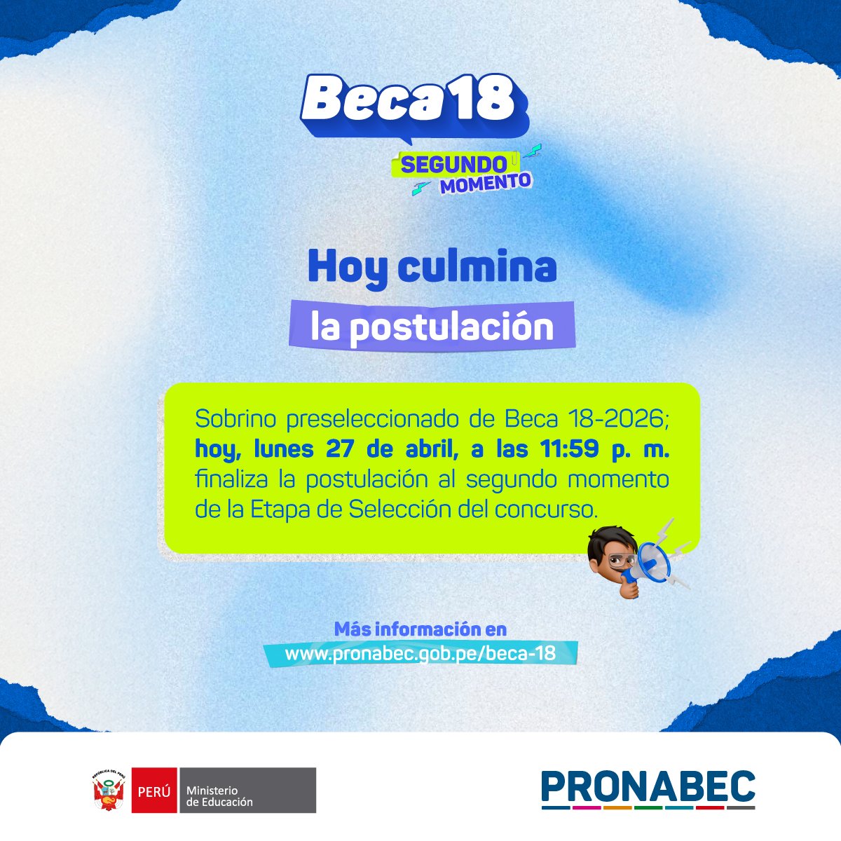 Pronabec - Minedu tweet media