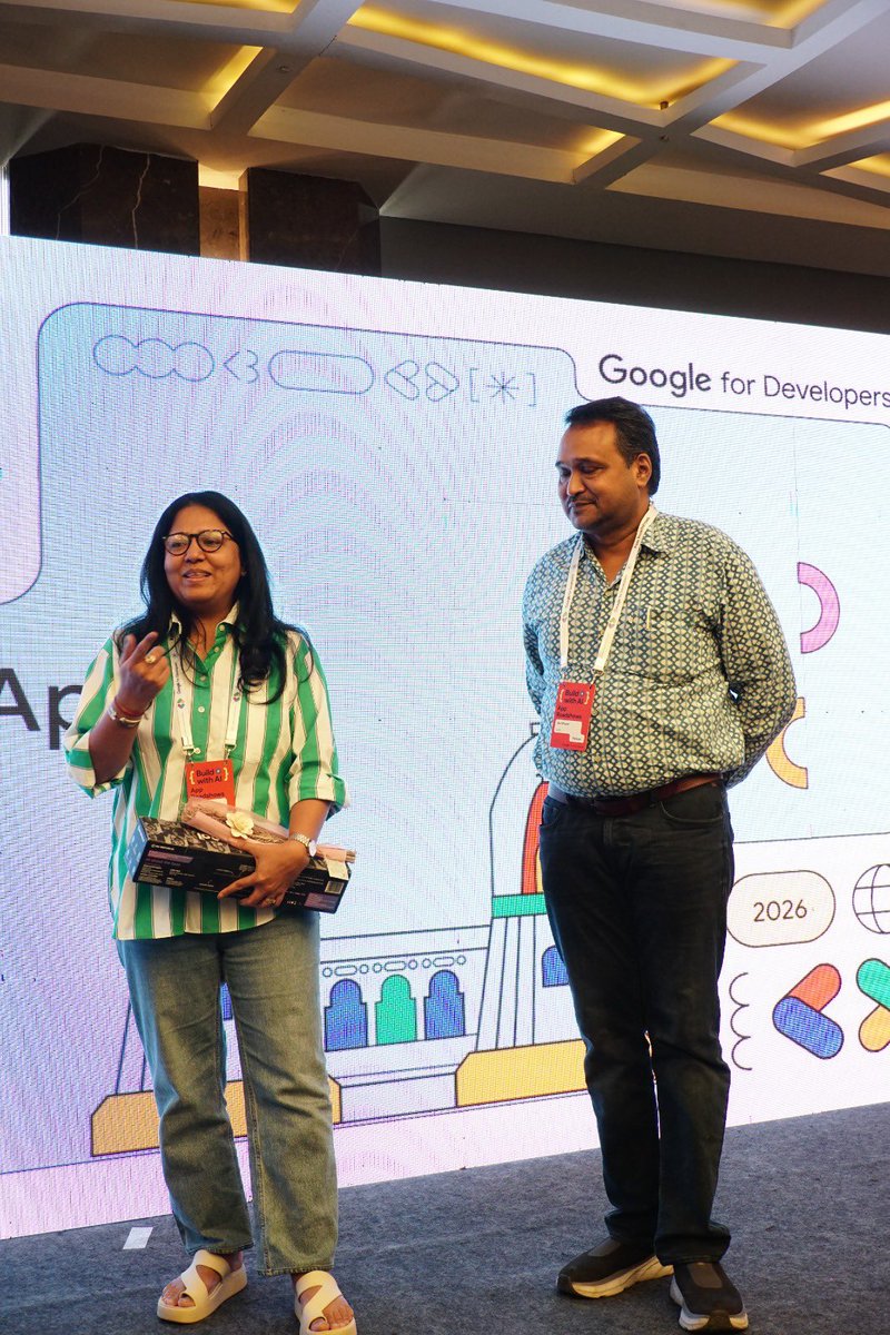 GDG_Indore's tweet photo. Big thanks to AIIH for powering the Build with AI Roadshow – Indore 2026 🚀 Your support made innovation, learning &amp; community growth possible! 🙌
Looking forward to more collaborations 💡
#BuildWithAI #Indore2026 #AIIH #Innovation #gdgindore @tpal94 https://t.co/vIWmX6aFuB
