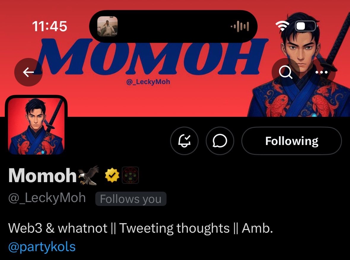 Momoh🦅 tweet media