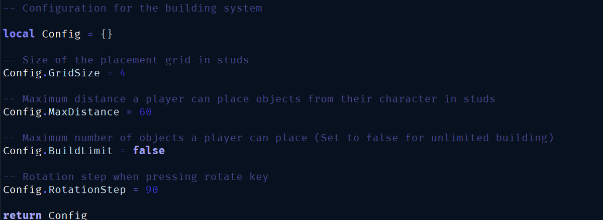 Rali_dev's tweet photo. Advanced Roblox Building System

• Build + Delete Mode  
• Custom placeable objects  
• Build limits + owner protection  
• Fully customizable &amp; multiplayer ready  
• Simple UI  
• Easy to extend for any game

Price: 750 Robux  
Basic setup support included

#RobloxDev https://t.co/twX5adGXan