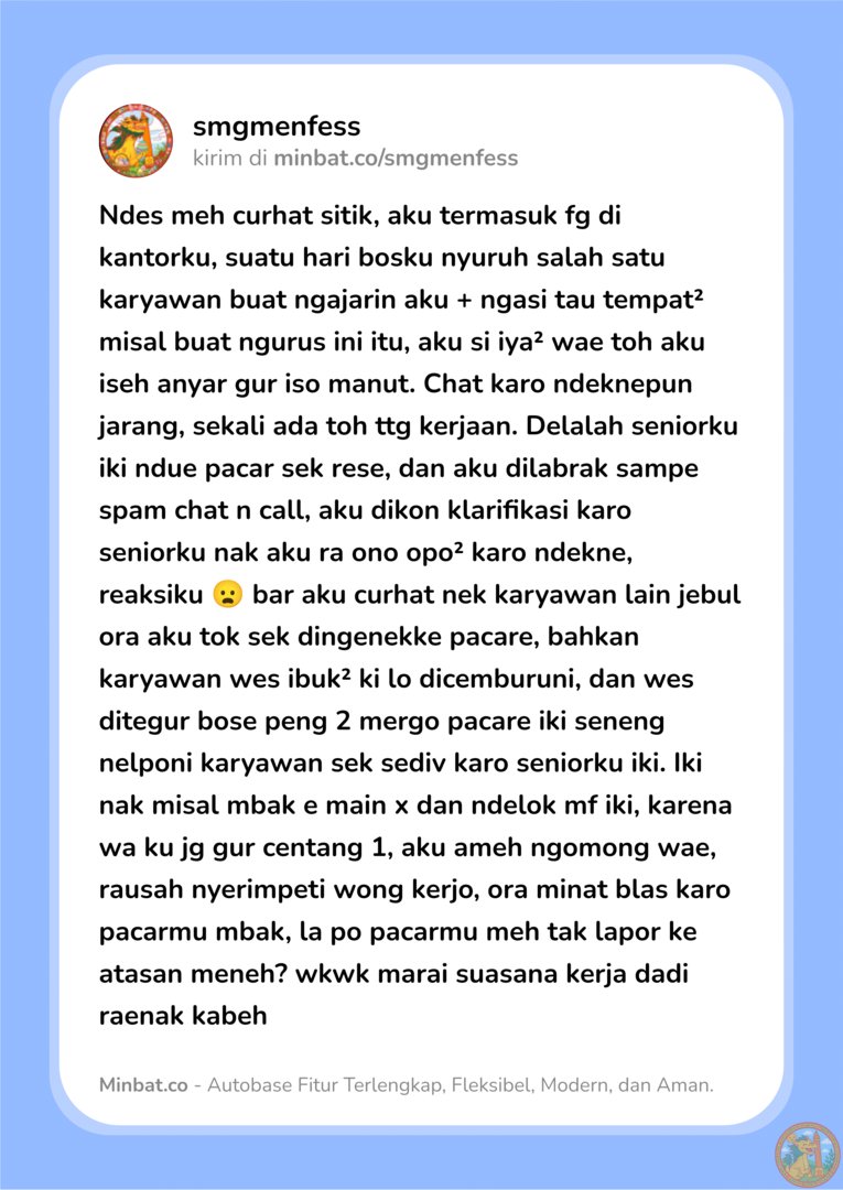 SEMARANG MENFESS tweet media