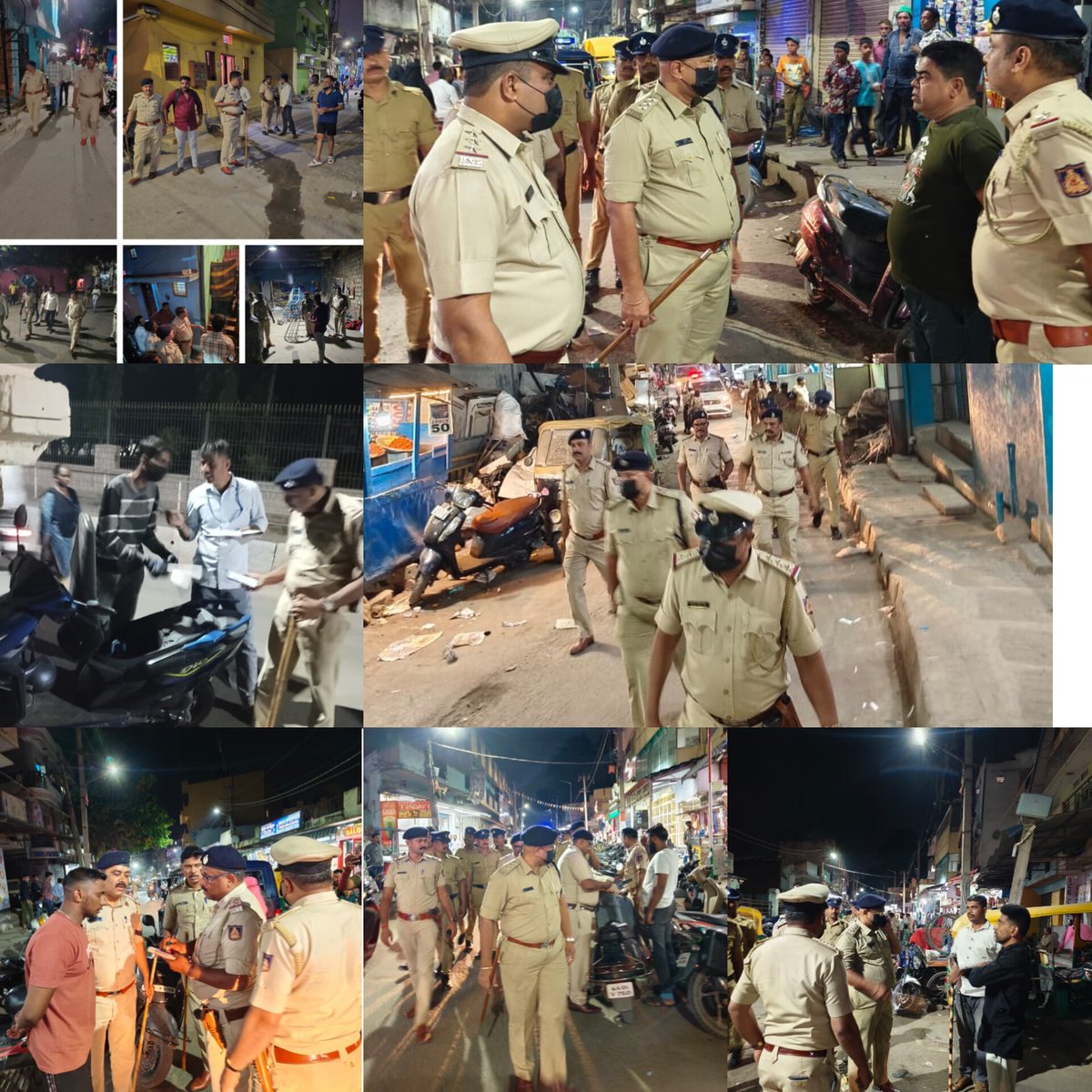 DcpEastBcp's tweet image. ಇಂದು ಪೂರ್ವ ವಿಭಾಗದ ಪೊಲೀಸ್ ಠಾಣಾ ವ್ಯಾಪ್ತಿಗಳಲ್ಲಿ ಏರಿಯಾ ಡೊಮಿನೇಷನ್ ಕಾರ್ಯಾಚರಣೆ ನಡೆಸಲಾಯಿತು.
ಸಂವೇದನಾಶೀಲ ಪ್ರದೇಶಗಳಲ್ಲಿ ಗಸ್ತು, ಅನುಮಾನಾಸ್ಪದ ವಾಹನಗಳ ತಪಾಸಣೆ ಹಾಗೂ ರೌಡಿ ಅಸಾಮಿಗಳ ಪರಿಶೀಲನೆ ನಡೆಸಿ ಕಠಿಣ ಎಚ್ಚರಿಕೆ ನೀಡಲಾಗಿದೆ.
ಸಾರ್ವಜನಿಕರ ಭದ್ರತೆಗಾಗಿ ಇಂತಹ ಕ್ರಮಗಳು ಮುಂದುವರಿಯಲಿವೆ. 🚨 #StaySafe