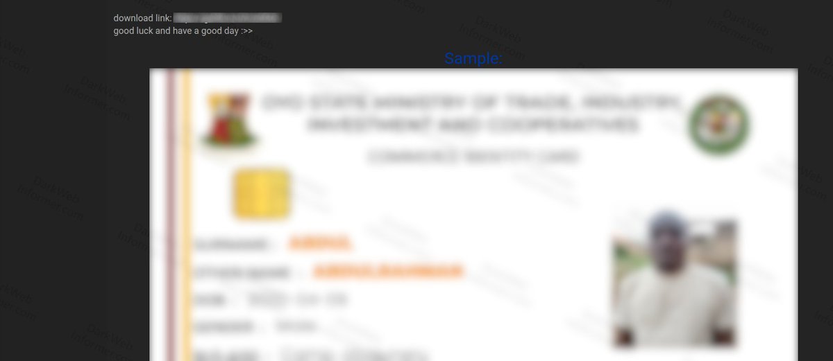 Dark Web Informer tweet media