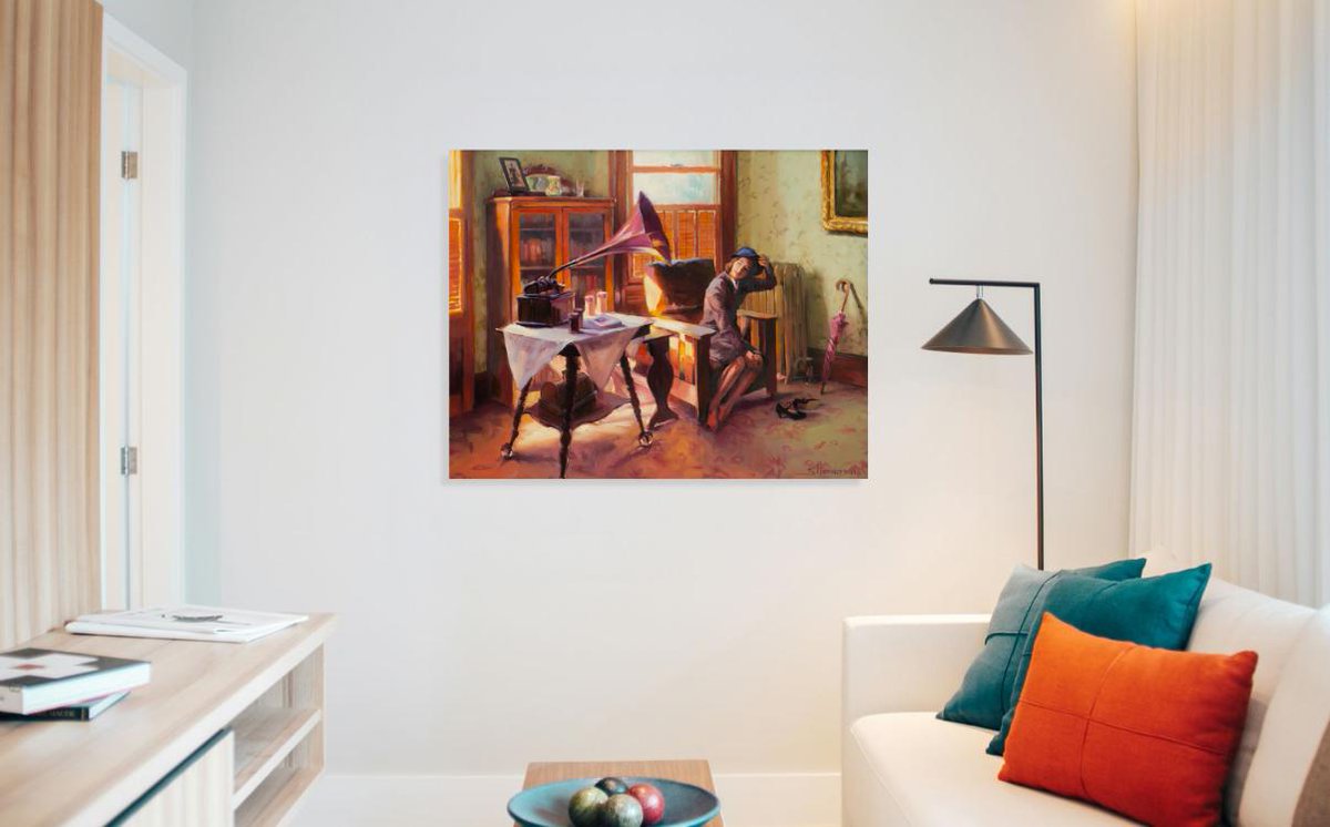 SHendersonArt's tweet image. Home. At the end of the day. Time to kick off one's shoes and doff the various hats that we wear.

Ending the Day on a Good Note canvas print -- link to purchase is in the replies.

Free shipping in the U.S. and Canada.

#home #work #peace #art