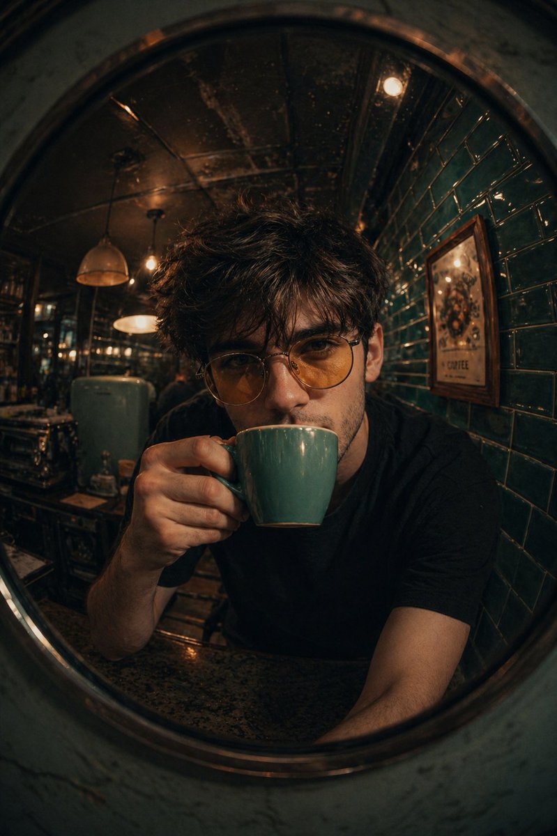 Intimate Café Moment: A Close-Up Capture - PromptGather image 1