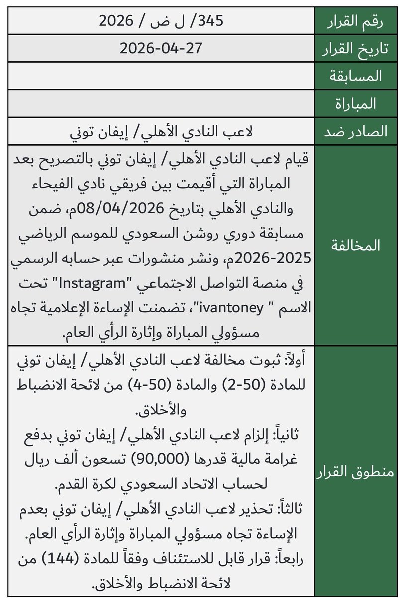 ⚖️ ⚽️ أحمد الأمير Ahmad Alamir tweet media