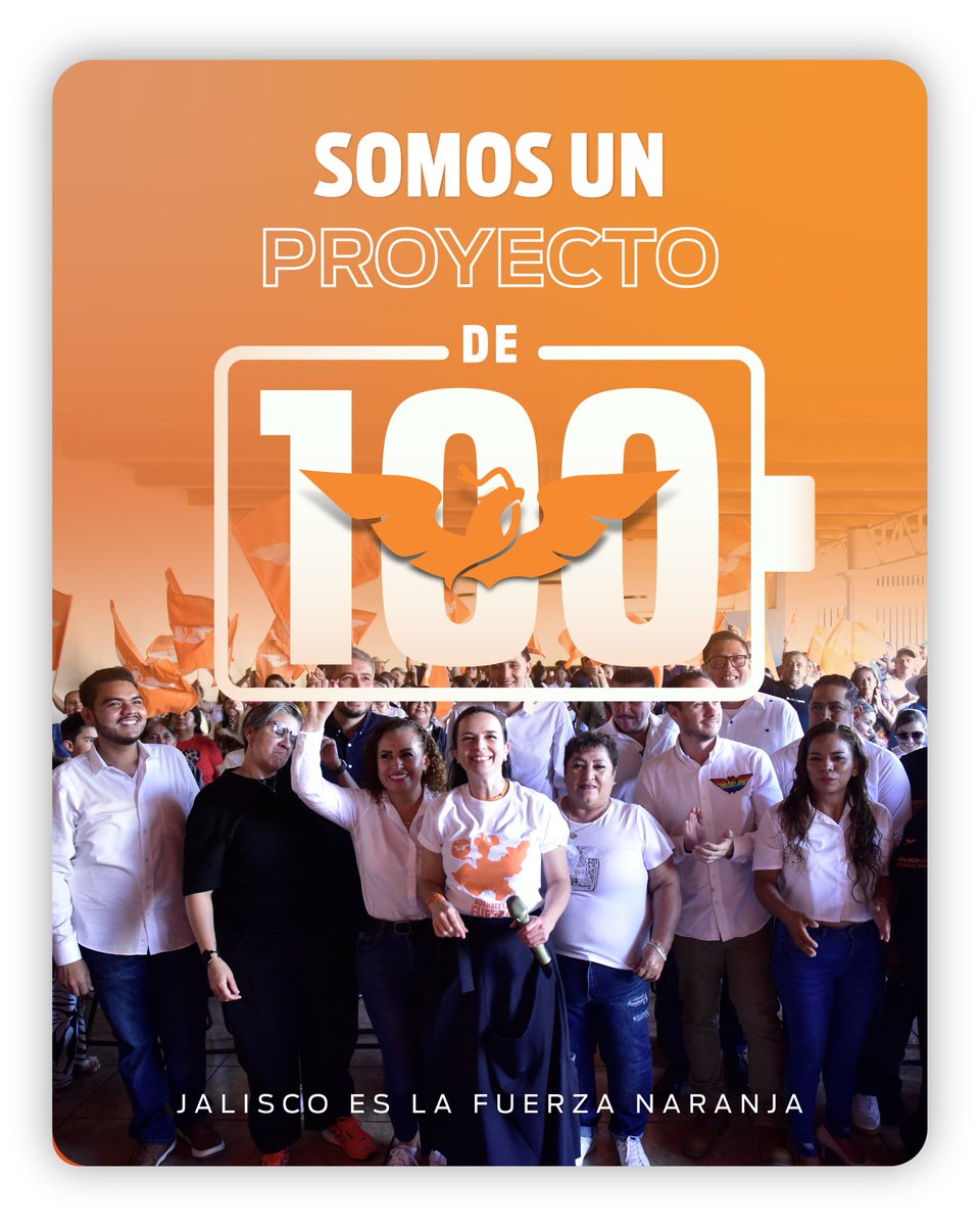 MirzaFloresG's tweet photo. Somos un proyecto de 100 y vamos por más.
Con organización, equipo y presencia en todo Jalisco, seguimos demostrando #Al100 que la fuerza de este movimiento está en su gente. https://t.co/TS3ZjCs29Y