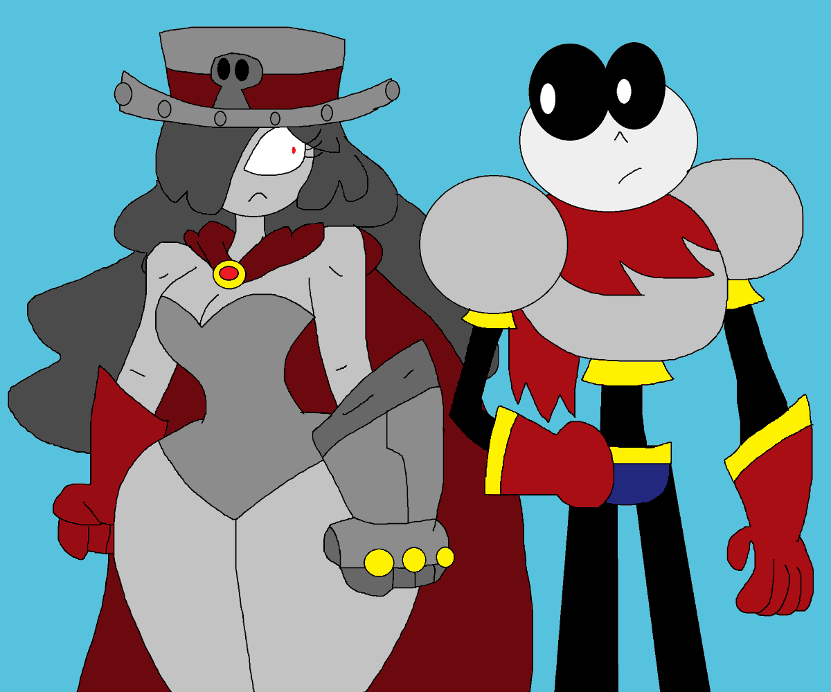 NeilMartinNuez1's tweet image. La Plata Peligrosa y Papz #HeroVerse #paint #drawing