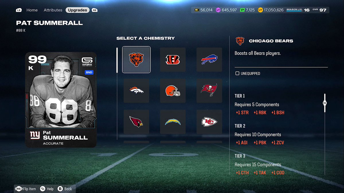 Zirksee's tweet image. Summerall and Wright get all 32 team chems btw, not a sexy pick but for theme team purposes maybe worth using some tokens on for a BND