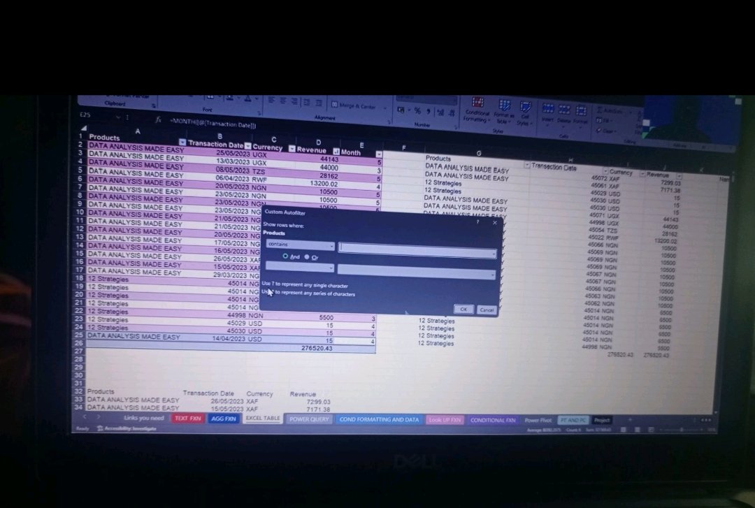 daisy__blaq's tweet photo. This has easily been one of my favourite classes so far @TechSphereAcad
Week 3: @ezekiel_aleke

-Excel Table for structure. 
-Power Query for cleaning and transformation. 

What’s one thing Power Query has made easier for you? 🤔👇 https://t.co/WxaUE2FFPq