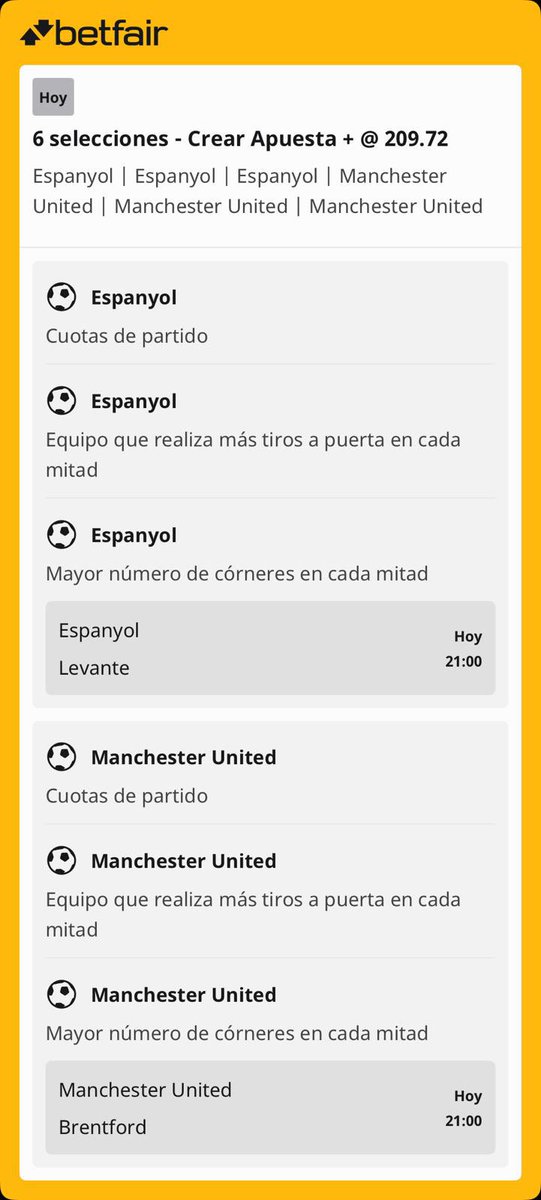 Marquitossdm's tweet photo. Es muy complicada pero esto a CUOTA 210 🫨 me revienta la cabeza y tengo que probarlo si o si.

QUIERO HACER HISTORIA HOY! 
 
( Semana del 18-25 ): 

CUOTA 12 ✅✅✅
CUOTA 15 ✅✅✅
CUOTA 9 ✅✅✅
CUOTA 17 ✅✅✅
CUOTA 9 ✅✅✅ https://t.co/Nzri4zUma7
