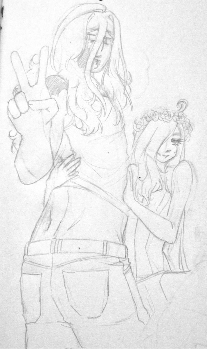 angel_killl's tweet image. They're silly 💖💞
I love drawing Jelash and Selena.
#sketch #oc #sketchbook