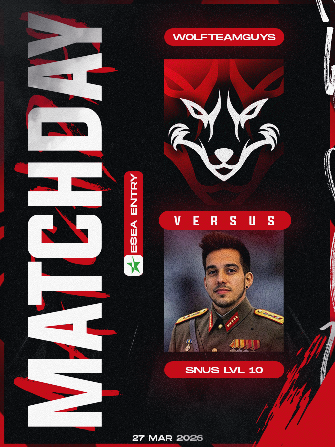 WolfTeamGuysGG's tweet photo. Już za niespełna godzinkę zawalczymy o bilans 6:1 w Esea Entry 👀

Wpadnij nam pokibicować! Link do streamu w sekcji komentarzy 👇 https://t.co/NPtvnoyw72