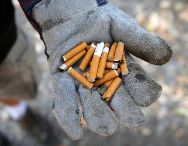 giveashitnature's tweet photo. One cigarette butt can ruin up to 1,000 liters of water.

They leach nicotine, heavy metals, polycyclic aromatic hydrocarbons, and microplastics into soil and water for years after they're flicked into a gutter. 

The filters are made of cellulose acetate, which is a plastic. They don't biodegrade.

About 4.5 trillion of them get littered globally every year. They're the most-littered item on Earth.

If you see one and it doesn't gross you out, picking it up takes two seconds. 

A used coffee cup with a plastic lid works fine as a portable carrier on a walk; toss the contents at the next trash can.

If they do gross you out, no judgment. Some things are jobs for gloves and trash grabbers, not bare hands.

The point isn't that you have to clean up other people's messes. The point is that one butt is more harmful than it looks, and if it's already in your hand or near your foot, it's worth the gesture.

The hands that flicked it aren't coming back to get it.