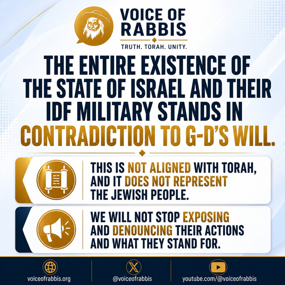 Voice of Rabbis tweet media