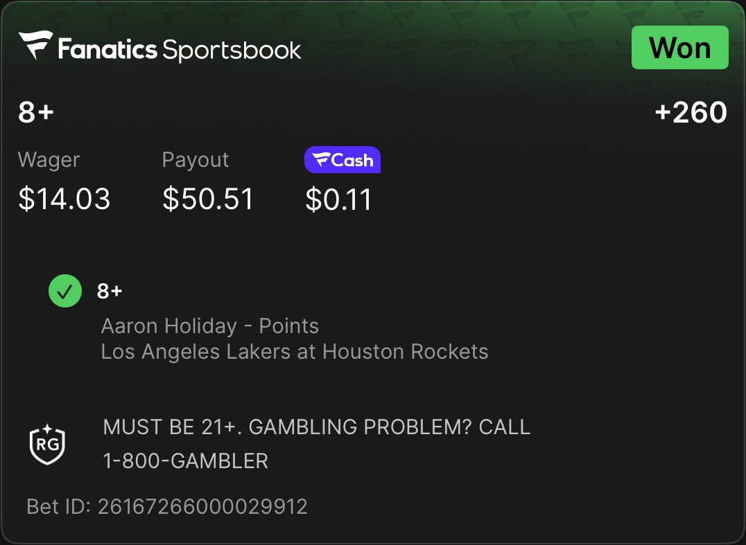 riggedgamesrus's tweet image. It was always HOLIDAY #sportsbetting #locks #nba #fanatics #onfire #sizzling