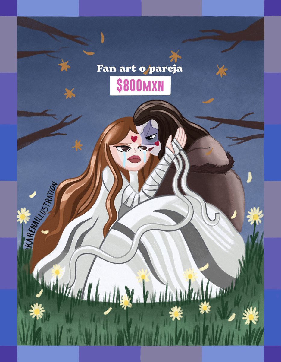Karena_____'s tweet photo. Hola amistades! Tengo comisiones abiertas!!! Tanto para el día de las madres como para pareja, fan art o retrato 🫣💖 tengo pocos lugares, para cualquier otro tipo de comisión mándenme mensajito, MUCHO RT POR FAVOR!!!! Besitos de betún a todxs 👁👄👁 https://t.co/xWCHUMd7A3