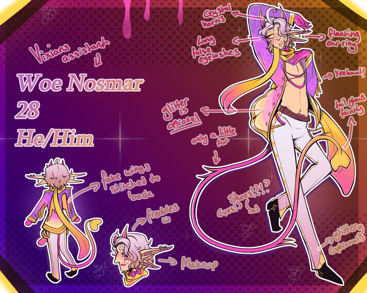 sateriasis_art's tweet image. meow another ref sheet ok bye

#oc #clipstudiopaint #artfight