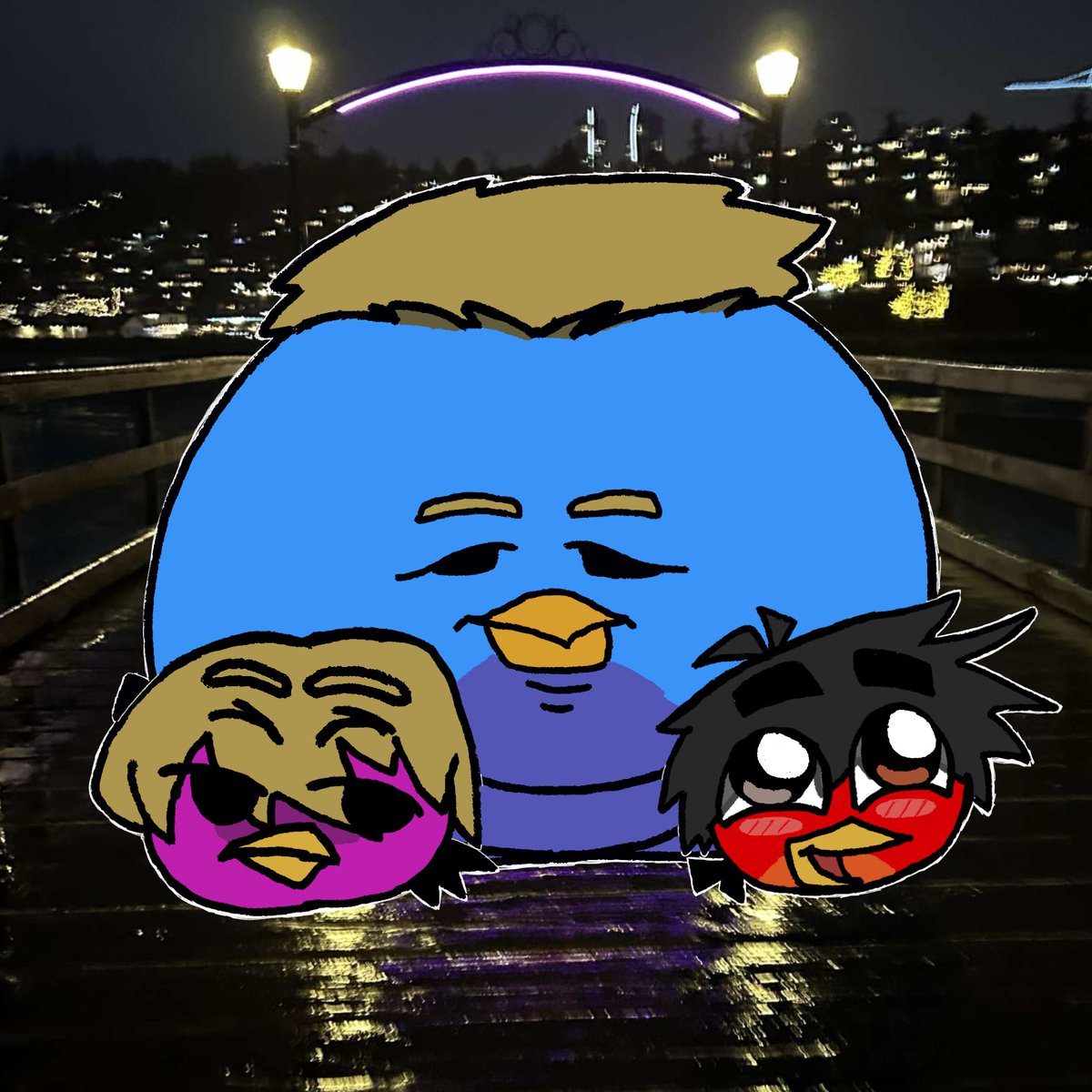 Roto__B's tweet image. i drew me and some friens as angr birbs :P

#AngryBirds #AngryBirdsFart