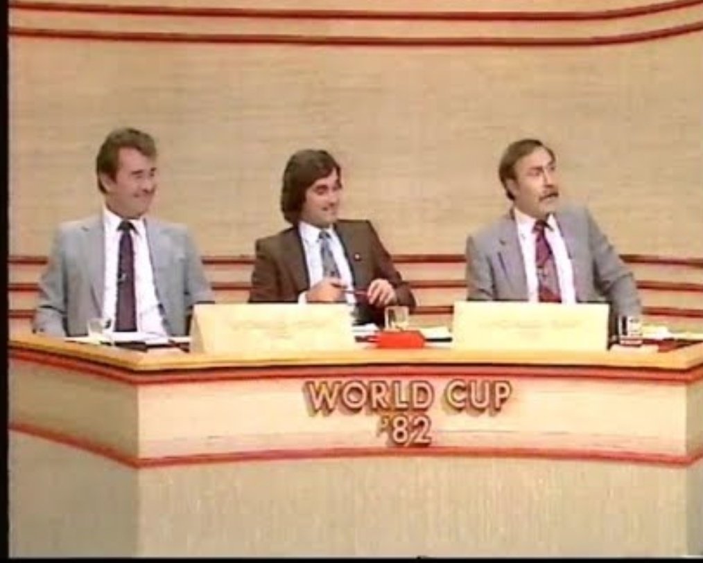 footballmemorys's tweet image. ITV's World Cup '82 pundits Brian Clough, George Best and Jimmy Greaves 

#ITVFootball #Pundits #WorldCup