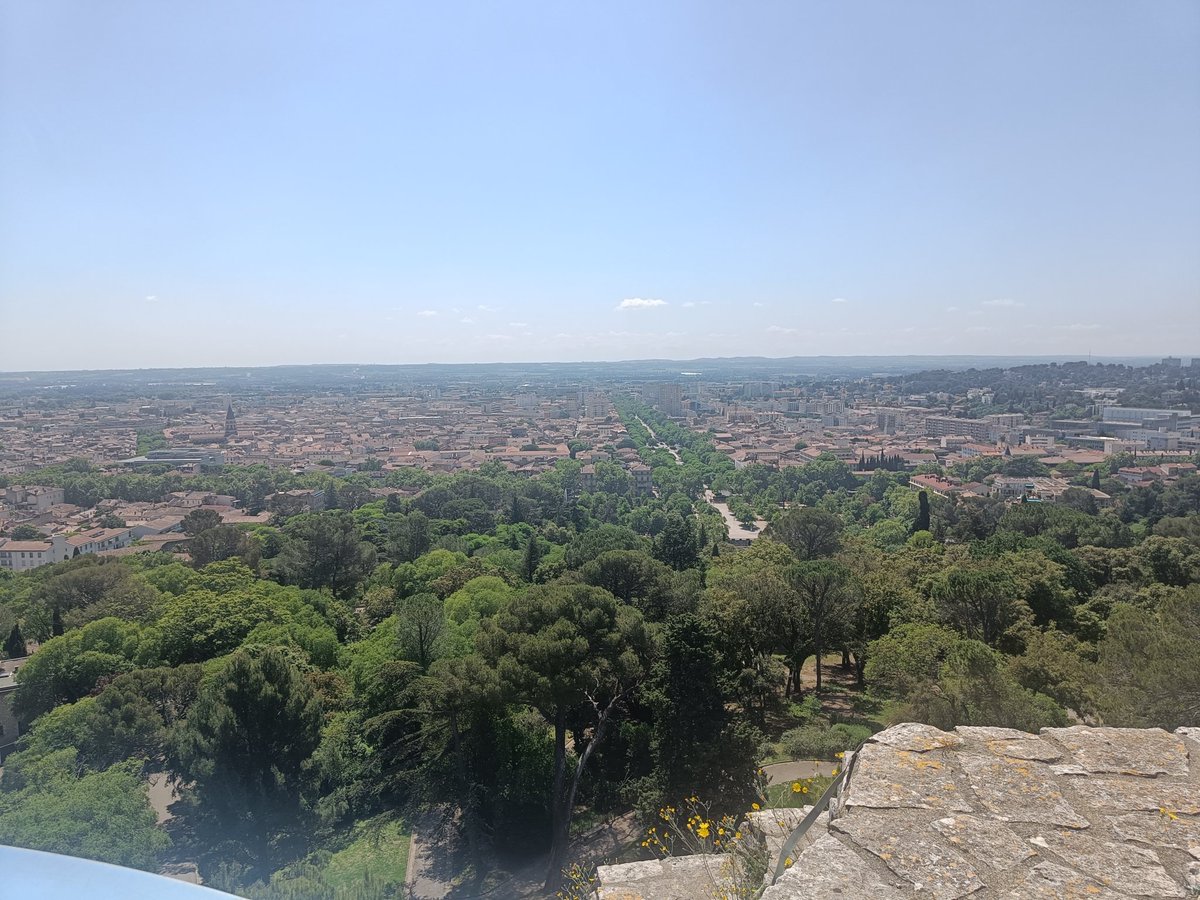 DGSClassics's tweet photo. The beautiful view once we had climbed the Tour Magne, the most intact part of Nîmes' Roman wall. https://t.co/5h90EJikbg