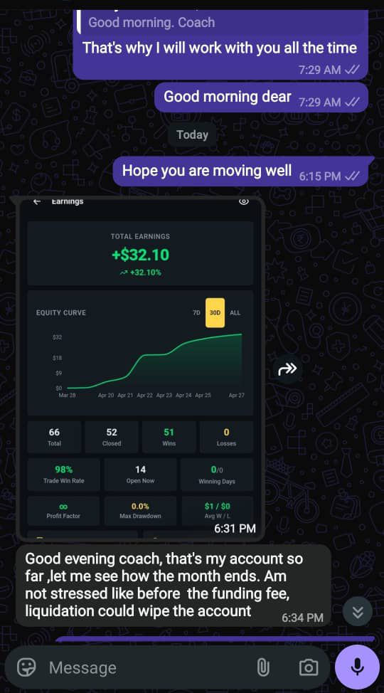 What you need to join Crypto flow ✍🏽✍🏽✍🏽

1. Binance account well verified👇🏾

binance.com/register?ref=7…
 
2. A crypto flow account 

👇🏾

Start automated crypto trading with Crypto Flow Bot! cryptoflowsignals.com/auth?ref=LYP8R…

3.$120 to activate your crypto flow bot
