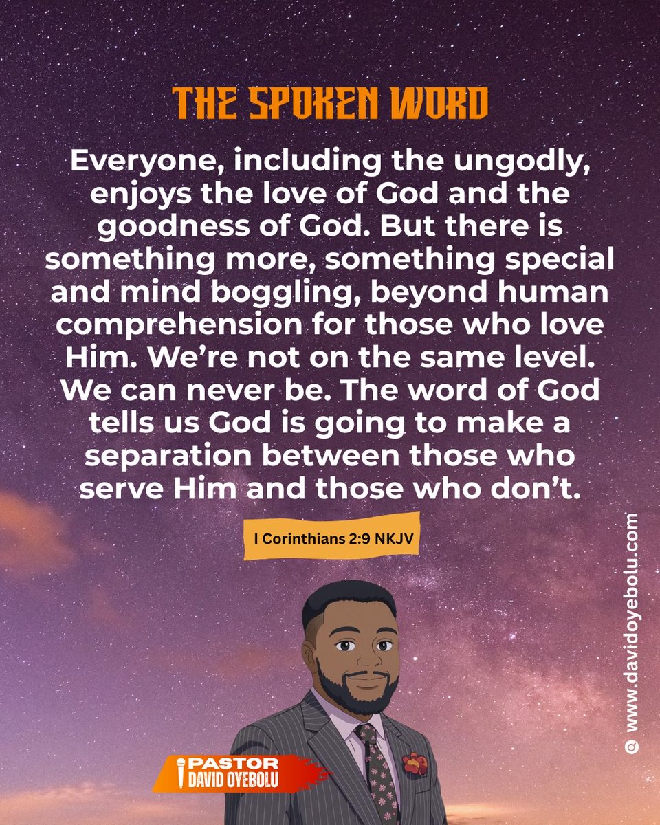 thebloomchurch's tweet image. Nuggets from today’s spoken word by @David oyebolu

THOSE WHO LOVE HIM

#thebloomchurch  #davidoyebolu  #january  #2026 #quote