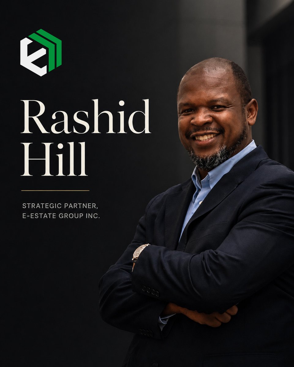 📢 Official Announcement

E-Estate Group Inc. is pleased to announce that Rashid Hill has officially become a Strategic Partner of the company.

As part of this long-term cooperation, Rashid Hill has signed a strategic partnership agreement with E-Estate Group Inc. for 10 years,