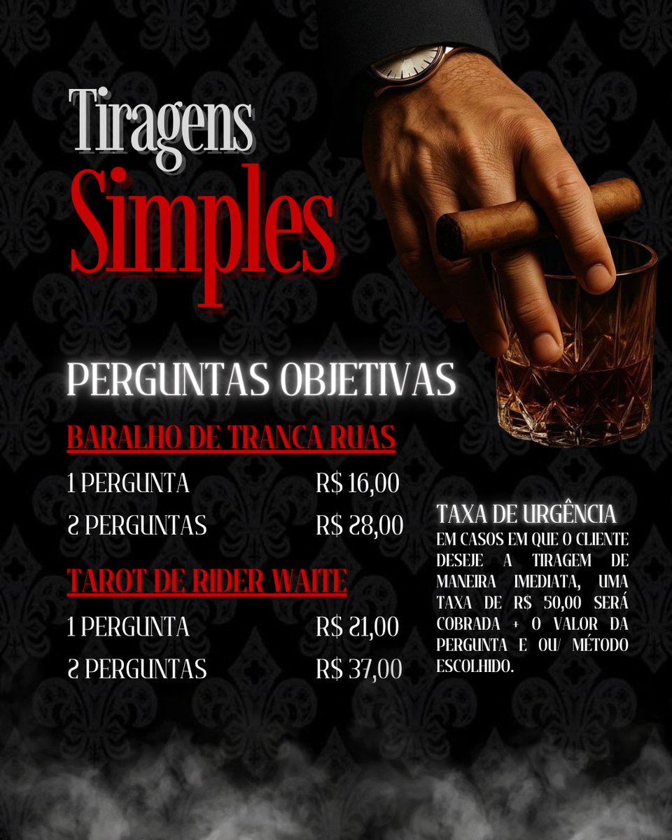 tarotmimistico's tweet image. mesa aberta para atendimentos à partir das 22:00 ❤️‍🔥🎩🔱
wa.me/5511966503107

#tarot #mesaaberta #baralho #Exu