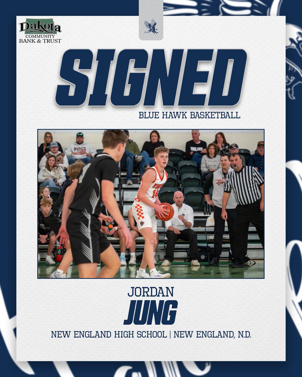 Excited to welcome Jordan Jung to the Blue Hawk Family! #HawksAreUp