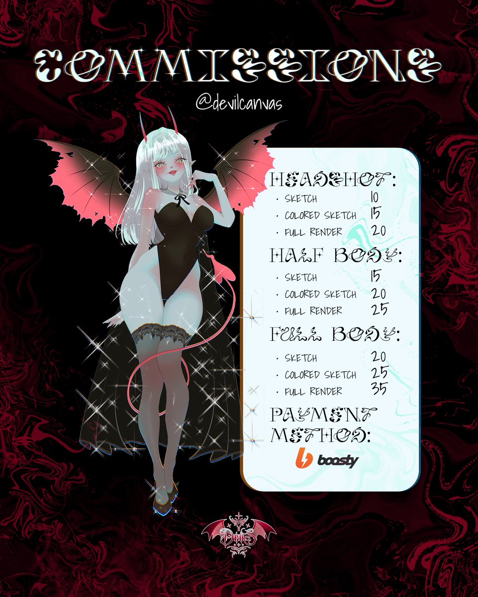 devilcanvas_art's tweet photo. 💕Heeey, friends!💕
There is a lot of commission requests in comment section that I don't see in time🥺 
✨So if you want to make order DM me here or on Instagram: devilcanvas✨
#art #artist #commissions #artcommisson https://t.co/nCQLzyGlAw