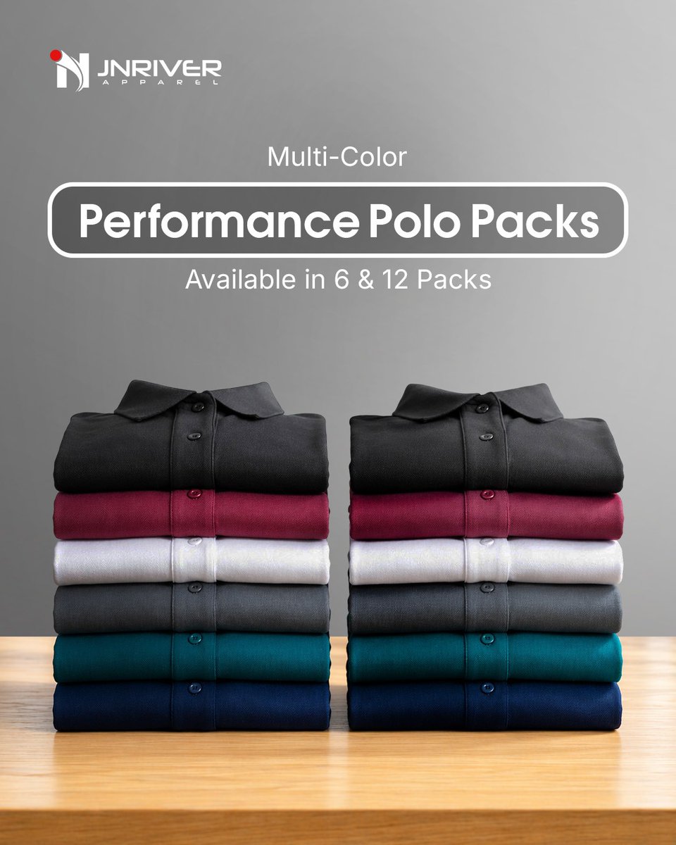 jnriverapparel's tweet image. The ultimate wardrobe cheat code.

Grab a 6 or 12-pack and never hunt for a shirt again.

Shop Now: jnriverapparel.com/products/multi…

#MensEssential #PerformanceApparel #WorkWear #polo #poloshirt #polostyle #CapsuleWardrobe #SmartCasual #PoloStyle #MensStyleGuide