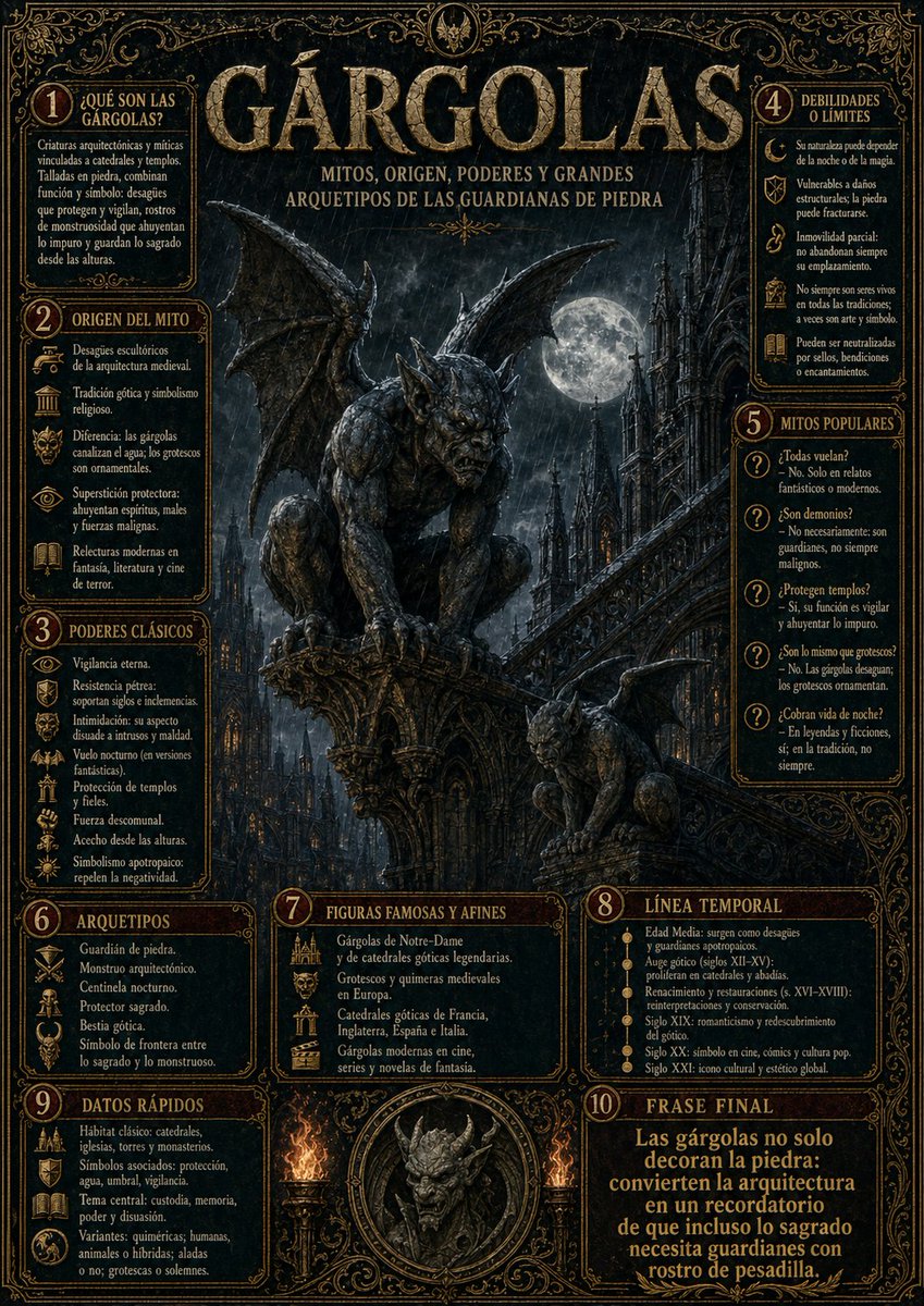 jonllaguno's tweet photo. Guardianes y criaturas sagradas: Pegaso, Unicornio y Gárgolas. https://t.co/RL0tlq7QSZ