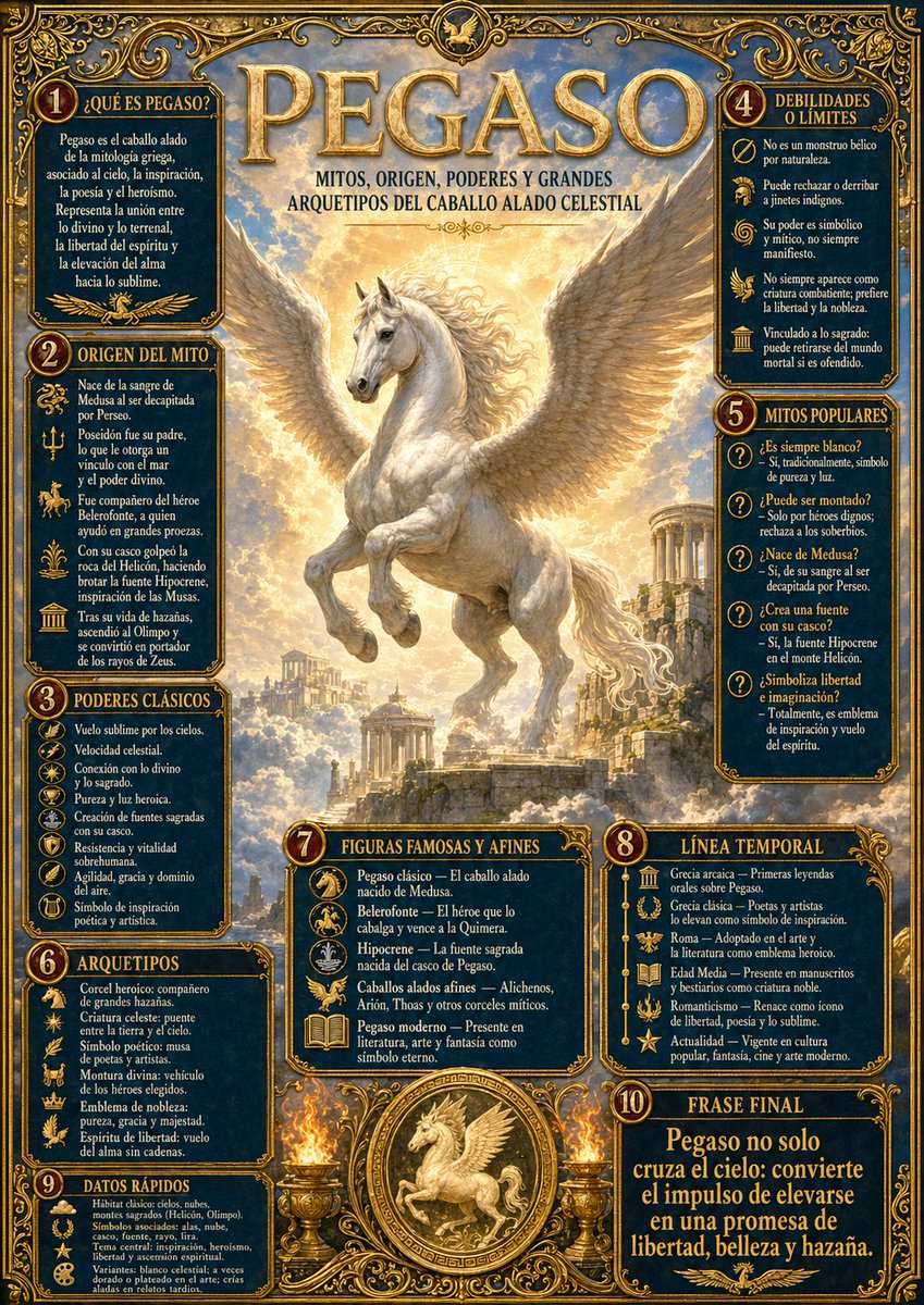 jonllaguno's tweet photo. Guardianes y criaturas sagradas: Pegaso, Unicornio y Gárgolas. https://t.co/RL0tlq7QSZ