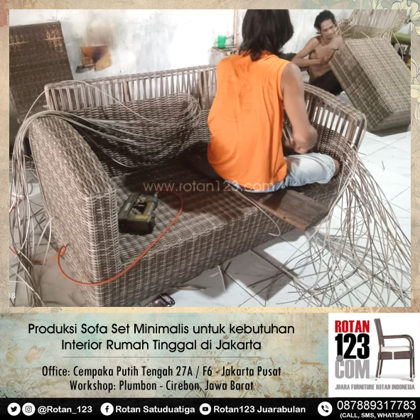 Rotan_123's tweet image. Produksi furniture sofa minimalis anyaman rotan sintetis untuk kebutuhan Ruang Tamu rumah konsumen di Jakarta.
Informasi produk, layanan konsultasi, permintaan katalog &amp;amp; pemesanan, hubungi:
087889317783 (call &amp;amp;whatsapp)

#sofa #jakarta #furniture #rotan123