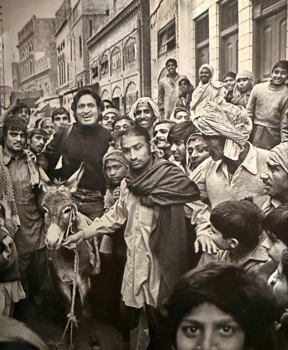 Raghu Rai’s first photo was a baby donkey. When he visited his birthplace Jhang in Pakistan, villagers gave him a donkey ride. The donkey took Jesus to Jerusalem, is the Democrat mascot, was a companion in Don Quixote, loved in Au Hazard Balthazar, Shrek. Absolut Gadha Da Vida!
