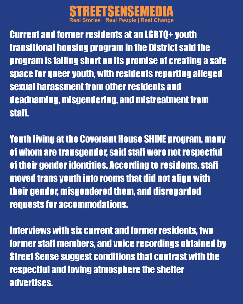 Street Sense Media tweet media