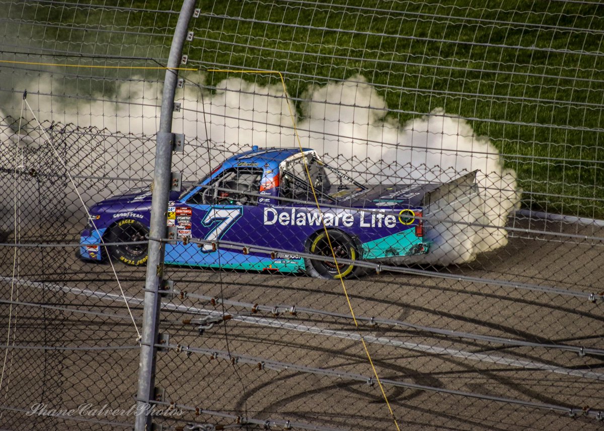 Blue4Phantom's tweet photo. @CarsonHocevar from watching you win at kansas to watching you get your first cup win congratulations. Had to hit up @Chilis to celebrate. https://t.co/FGdGcVkhxZ