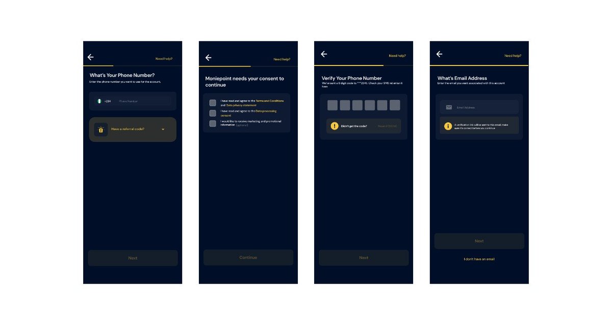 TheuiUxgirl's tweet image. Onboarding lessons from my UX study 👇
✦ Show only what's necessary
✦ Clarity builds trust, especially in fintech
✦ Visual hierarchy guides the eye
✦ Group similar info to cut friction
On to the main dashboard now 🚀 #uxstudy #uiux #design