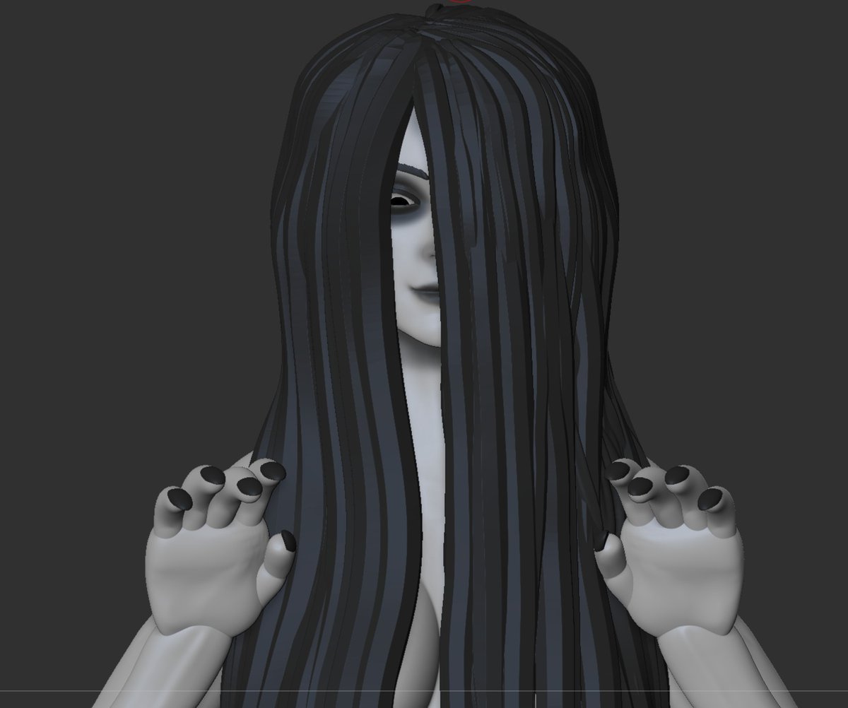 sidagupanjang's tweet image. with the same face sculpt but different painting, it became different person #practice #zbrush