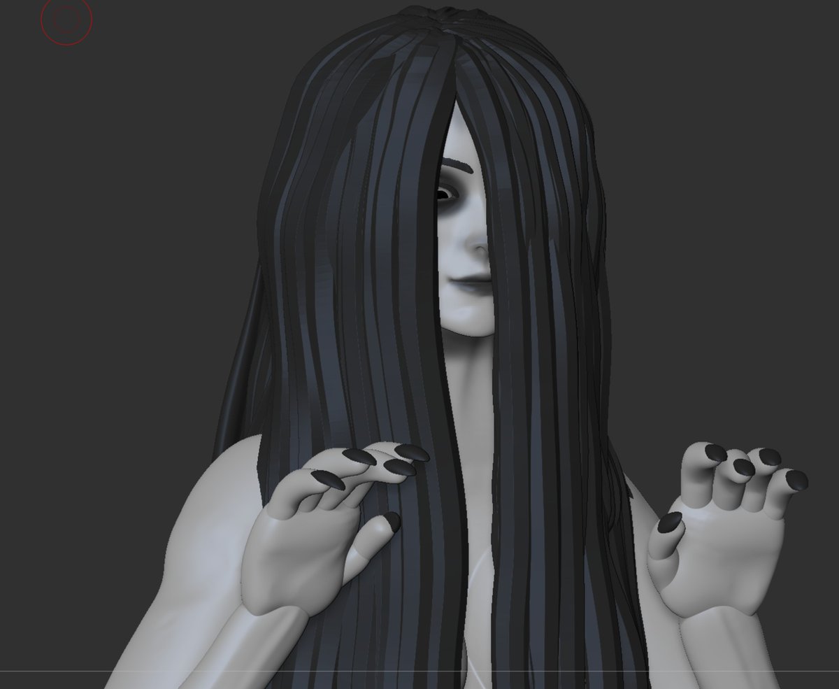 sidagupanjang's tweet image. with the same face sculpt but different painting, it became different person #practice #zbrush