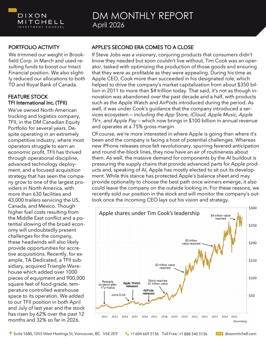 Dixon Mitchell Investment Counsel tweet media