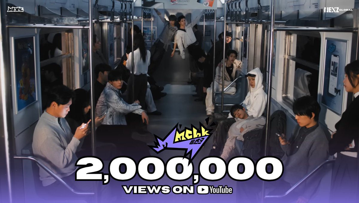 #NEXZ's Mmchk MV has surpassed 2,000,000 views on YouTube ! ⚡️

NEX2Ys, Keep streaming and let's secure a win on the music shows!💥

💜 Mmchk M/V
🔗youtu.be/PIgmxjozeCU?si…

#Mmchk #NEXZ_Mmchk
#NEXZ #넥스지 #ネクスジ
<a href="/NEXZ_official/">NEXZ</a>