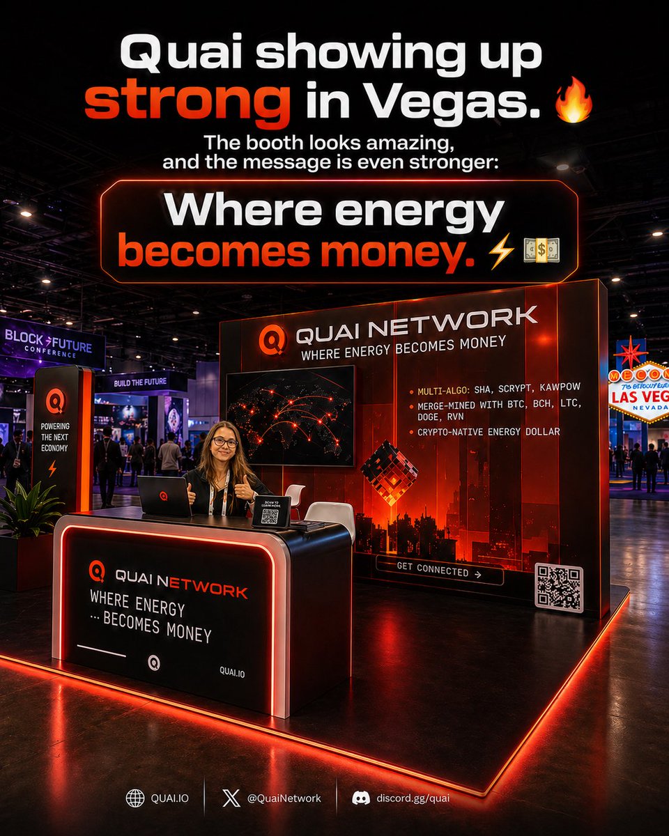 joseangelSP500's tweet image. #QuaiNetwork #QUAI #BitcoinVegas2026 #ProofOfWork #DigitalEnergy #EnergyMoney #WhereEnergyBecomesMoney